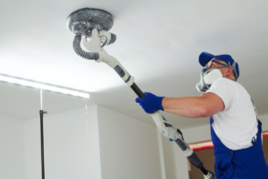 How to AVOID sanding Mud on Drywall use a Wet Sponge to make mud